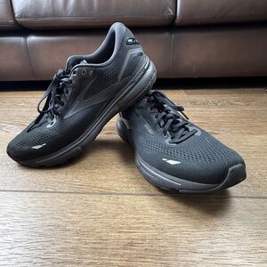 Brooks Men's Ghost 15 1103931D020 All Black Size 10.5 Running Athletic Shoes